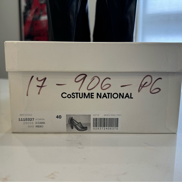 Costume National Scarpa Diana Nero size 9 UK40 Black Heels - Picture 7 of 9